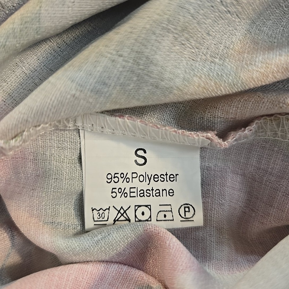 Women's Floral Print Polyester Boho Lounge Pants Stretch Waist Sleepwear Size S‎ - Picture 6 of 10